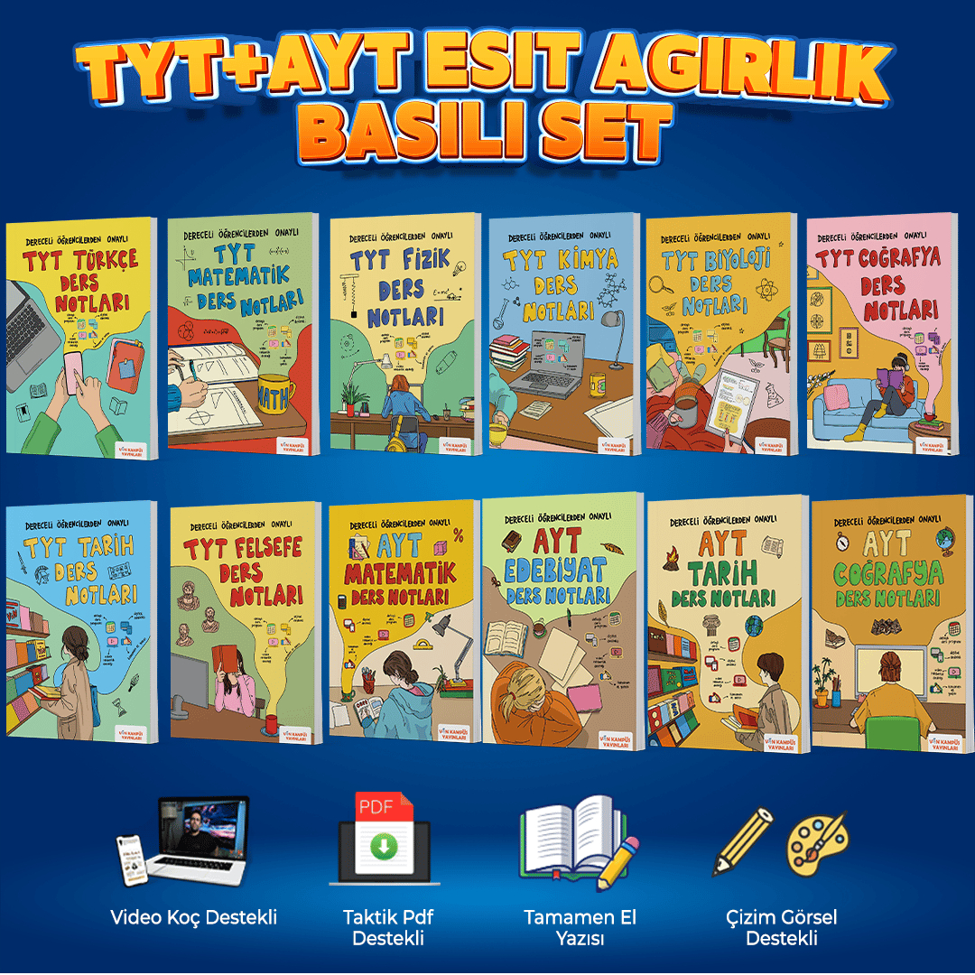 VİN KAMPÜS TYT+AYT EŞİT AĞIRLIK BASILI SET