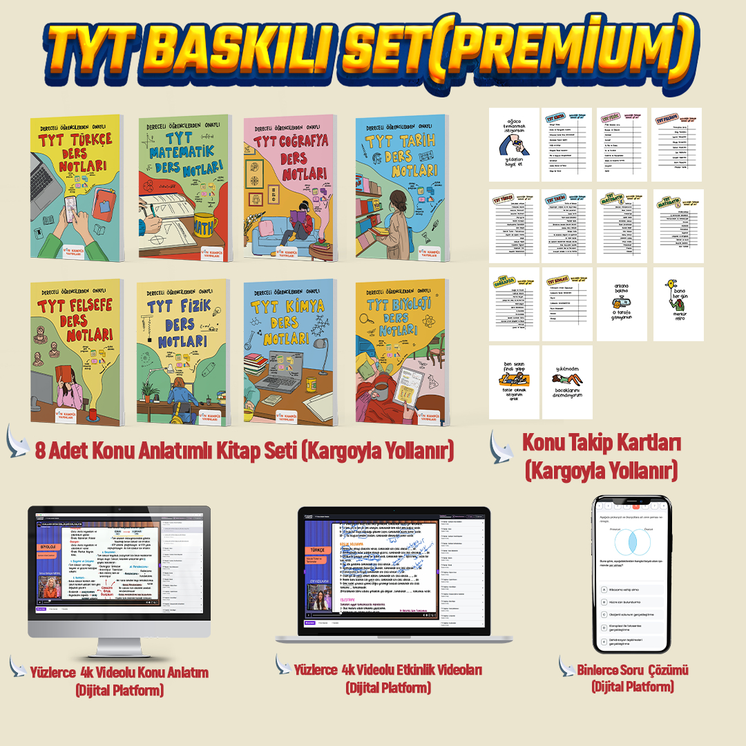 Vin Kampüs Tyt Baskılı Set(Premium)