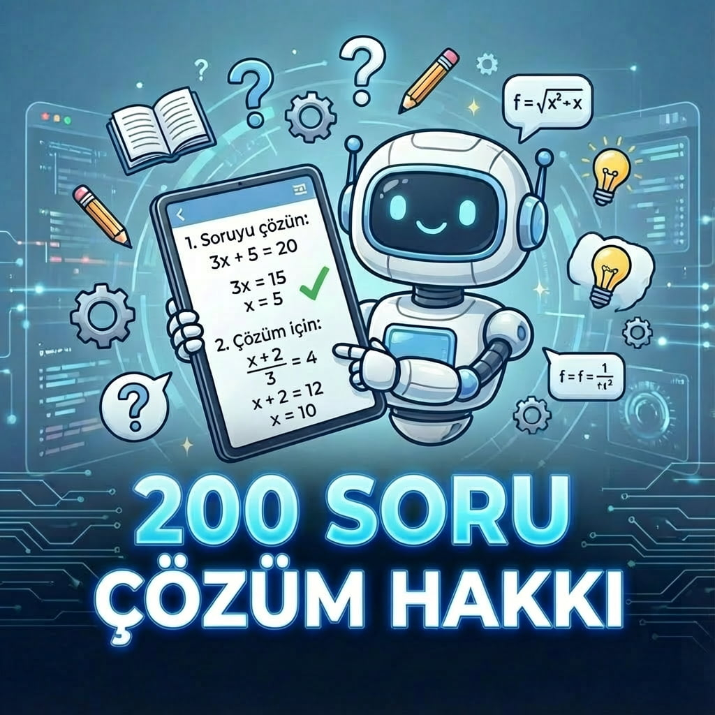 200 Yapamadığın Soru Çözdürme Paketi