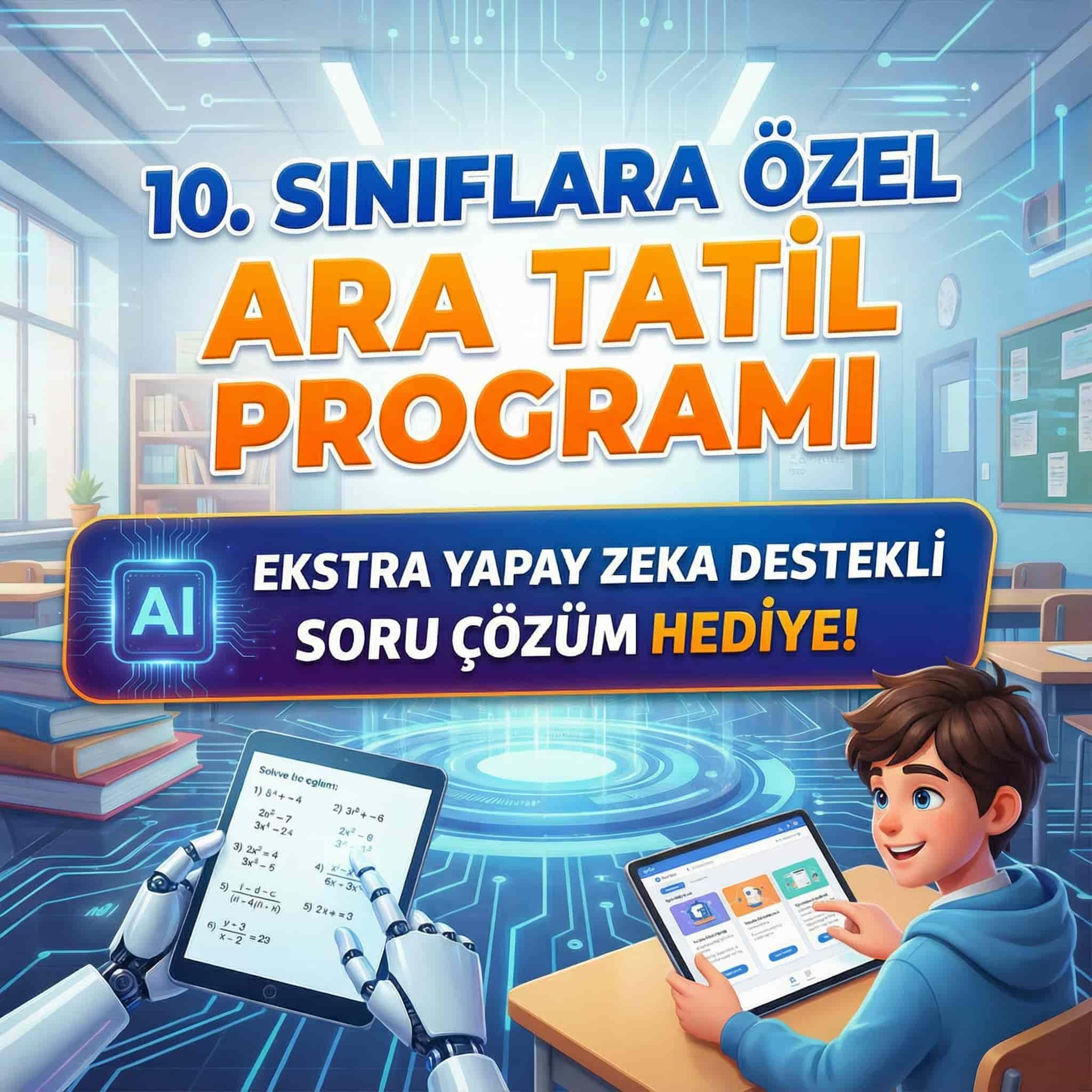 10. Sınıf Ara Tatil Tekrar Programı