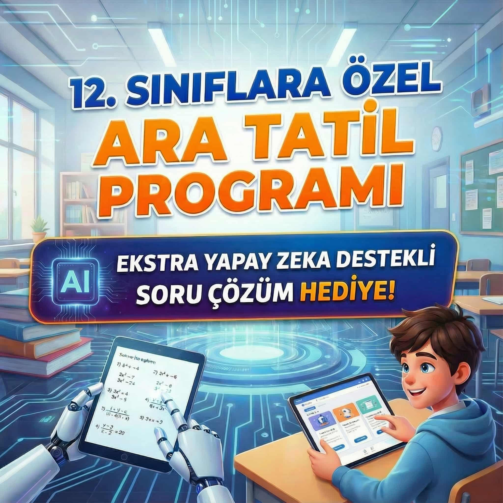 12. Sınıf Ara Tatil Tekrar Programı