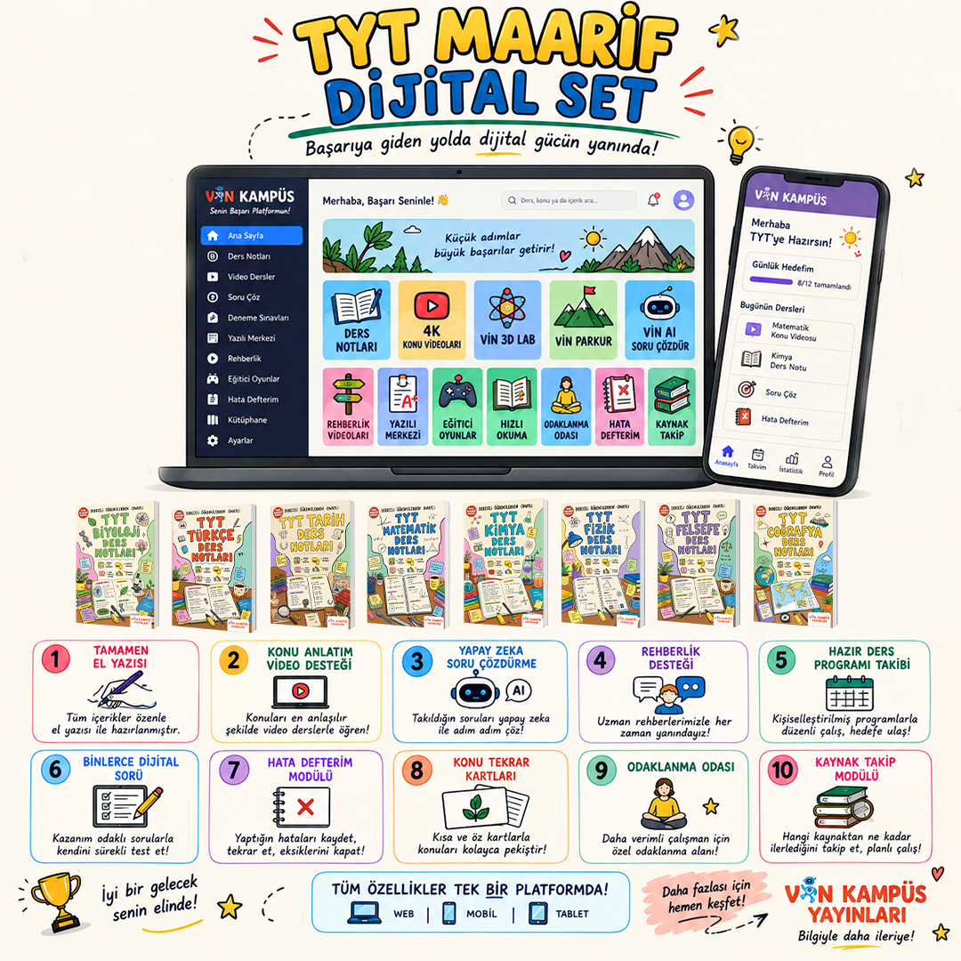 2028 TYT Maarif Modeli Premium Dijital  Set